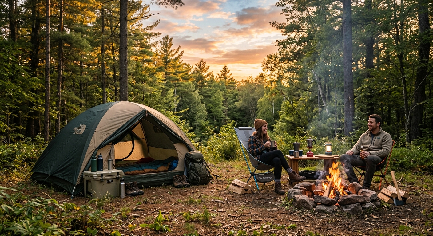 Campingudstyr til nybegyndere - Hvad har du virkelig brug for